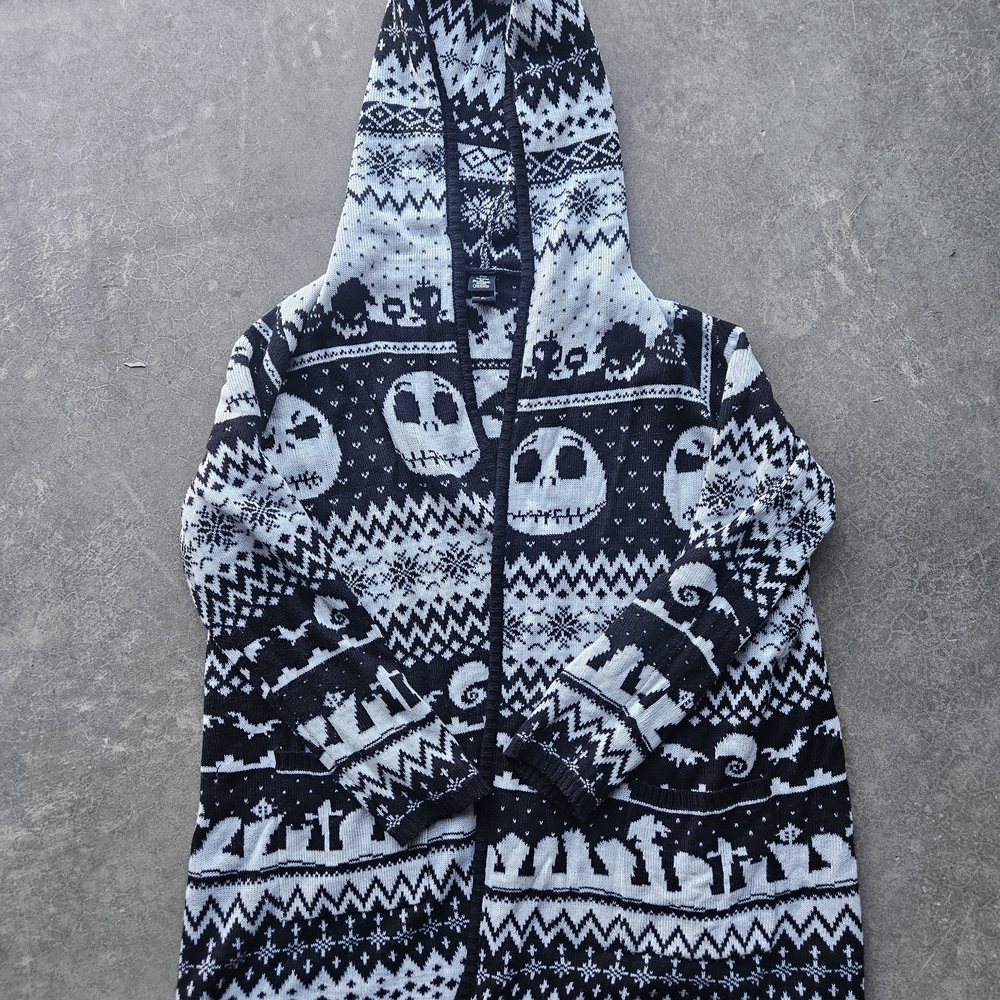 Disney Black and White Knit Sweater